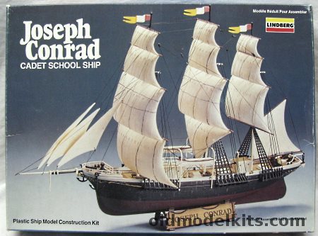Lindberg 1/88 Joseph Conrad Cadet School Ship - (ex-Pyro / Life-Like), 856 plastic model kit
